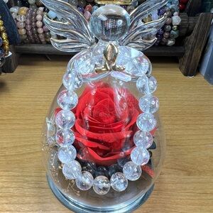 Herkimer Diamond Beaded Rainbow Bracelet 10.8MM 6.75” Natural Quartz Crystal